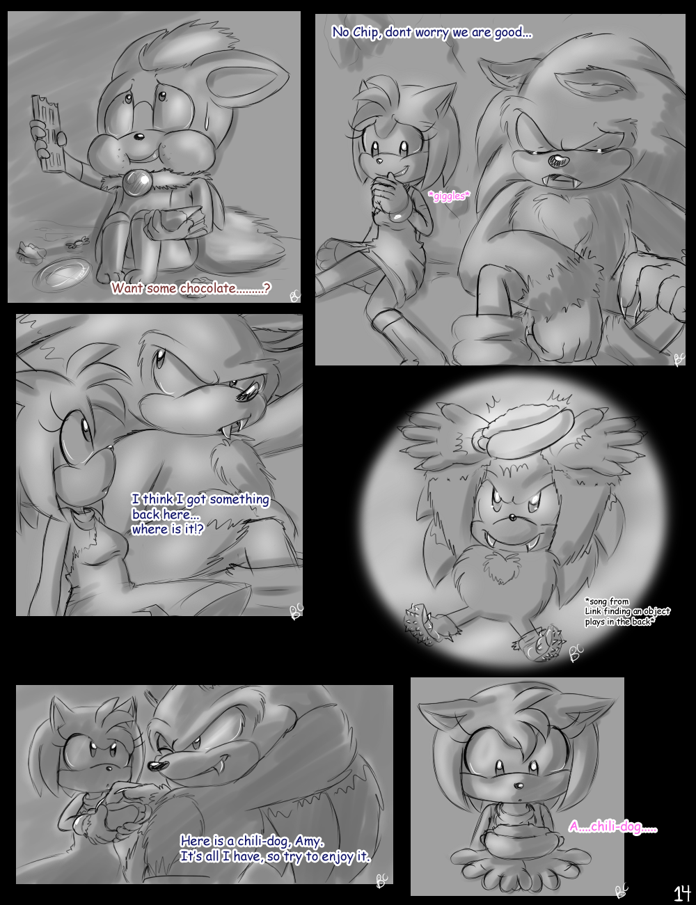 Meeting the Werehog pg.14