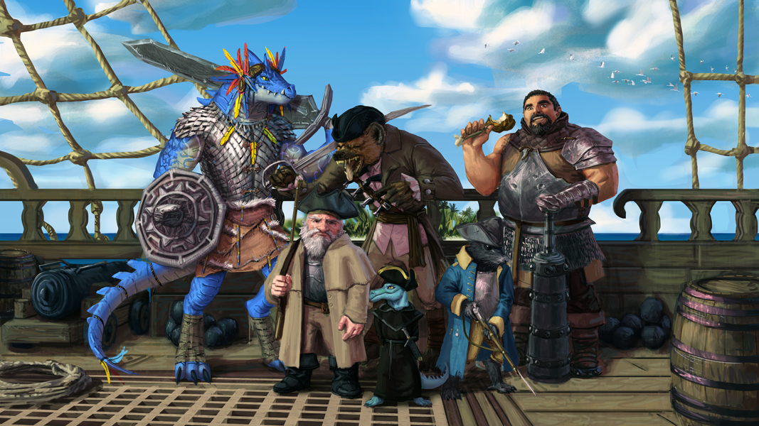 Dnd Pirate Party By SrIonart On DeviantArt dnd-pirate-party-by-srionart-on-deviantart
