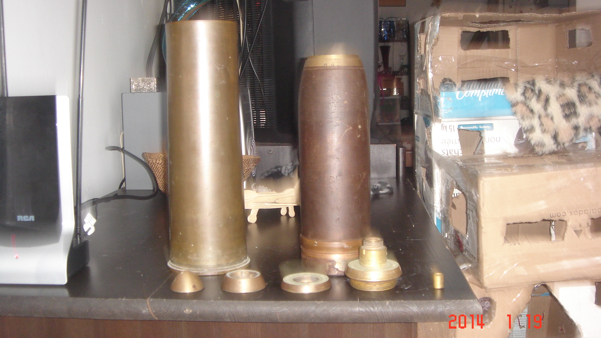 WW1 18 pounder shell deconstruction 2-2