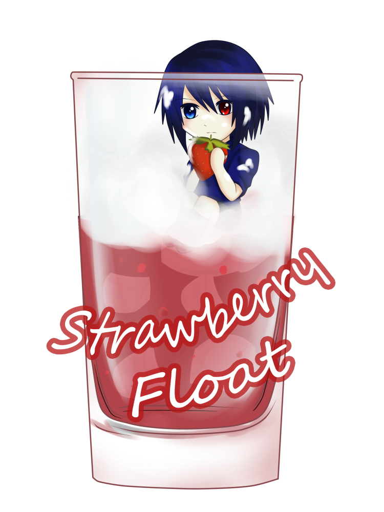 CR cup collab : Strawberry Float