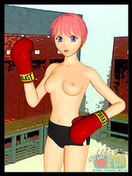 Topless Boxing Hottie by Buaya-kun