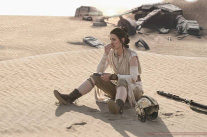 Rey on Jakku