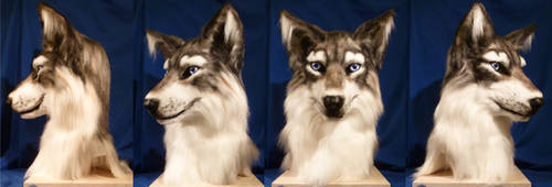 Wolf Fursuit Mask by zyxwen