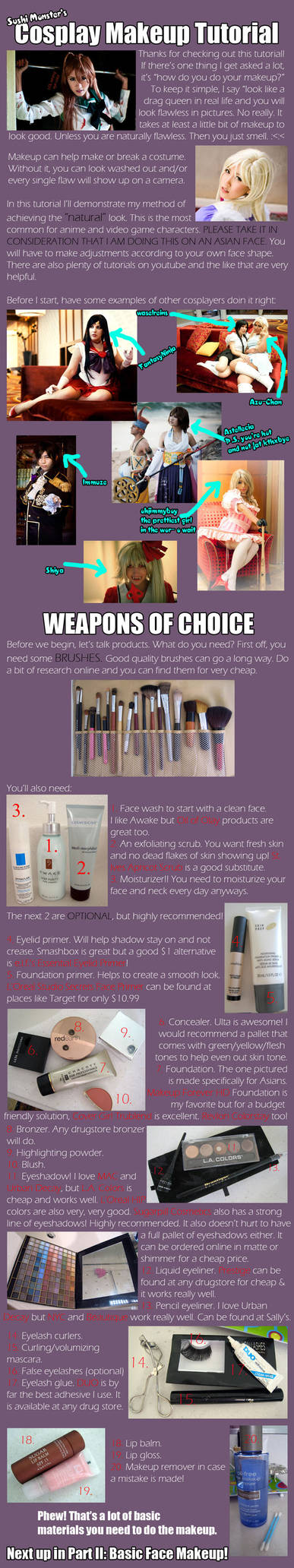 Cosplay Makeup Tutorial Part I by the-sushi-monster