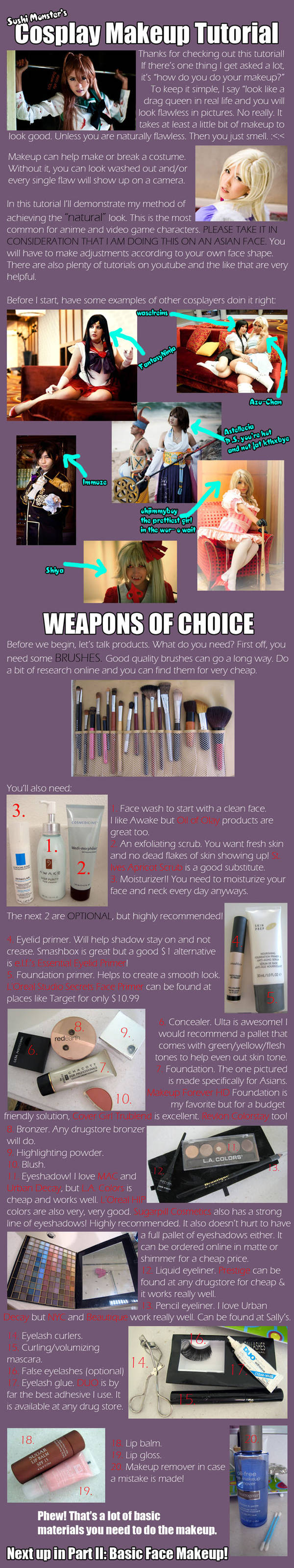 Cosplay Makeup Tutorial Part I by the-sushi-monster