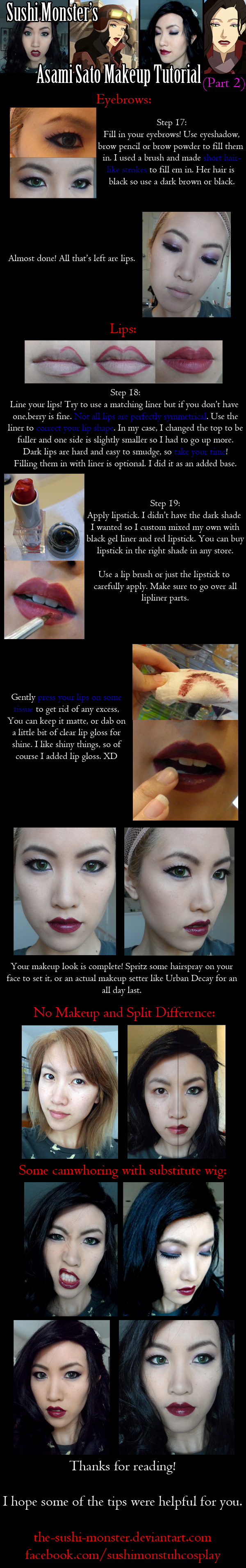 Asami Sato Makeup Tutorial Part Two