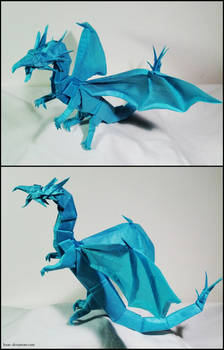 Origami Western Dragon