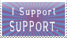 I Support SUPPORT Stamp