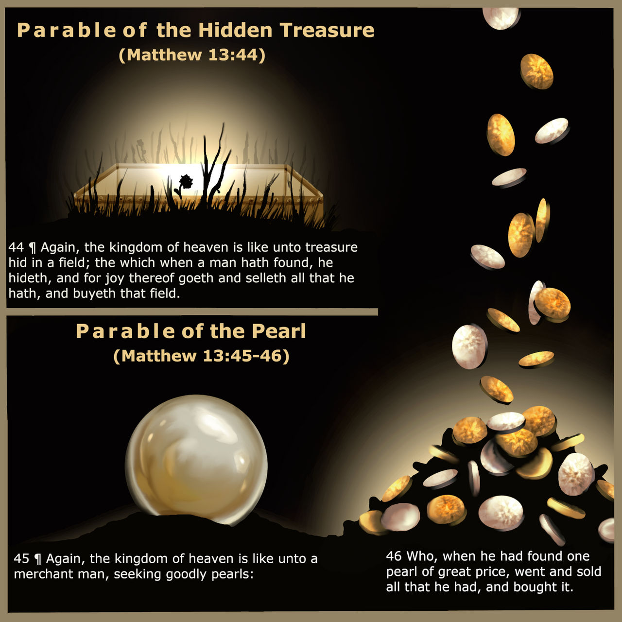 Parables Of The Hidden Treasure And Pearl By Bradlyvancamp On Deviantart Parables Of The Hidden Treasure And Pearl By Bradlyvancamp On Deviantart