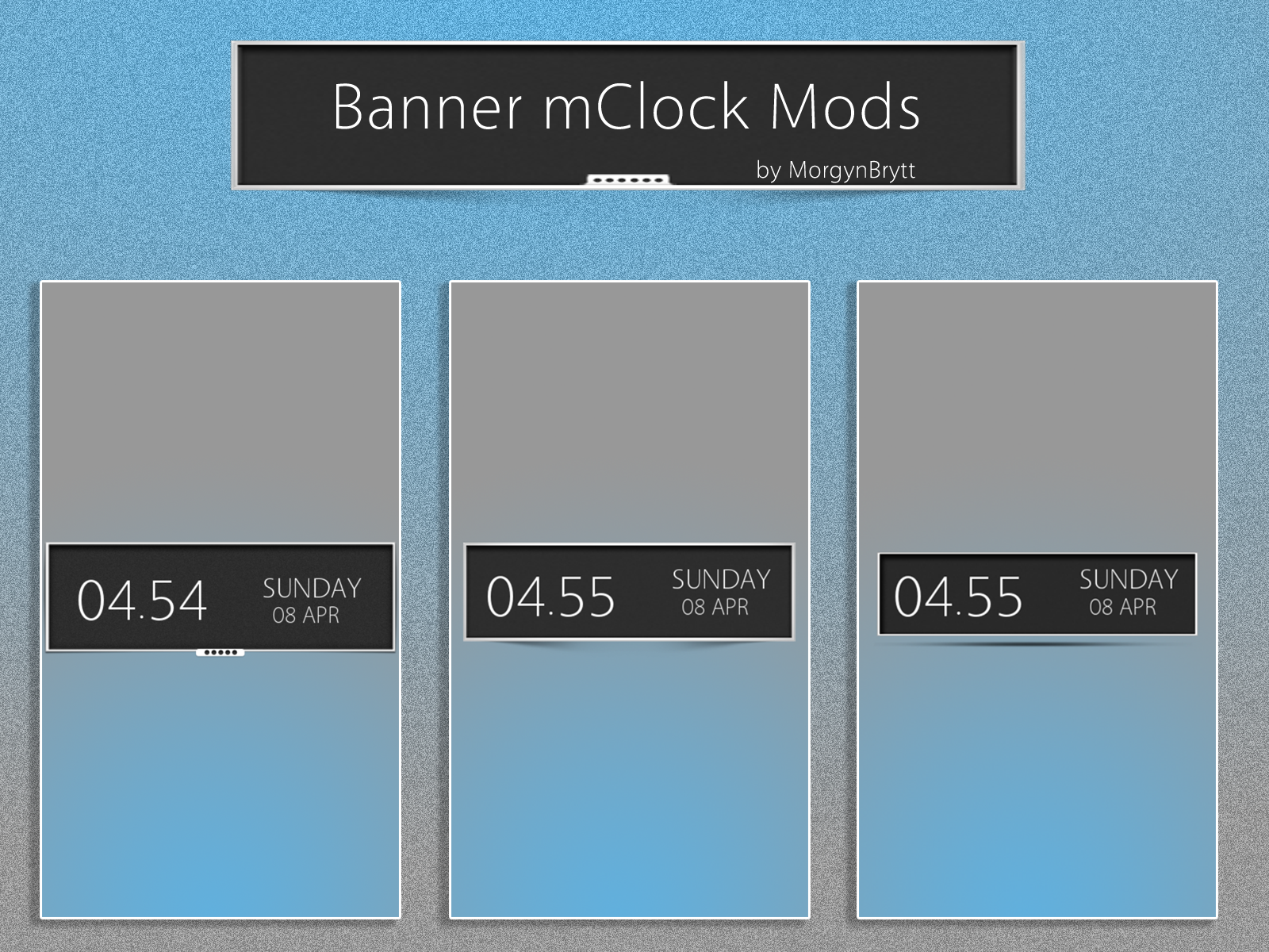 Banner mClock Mods