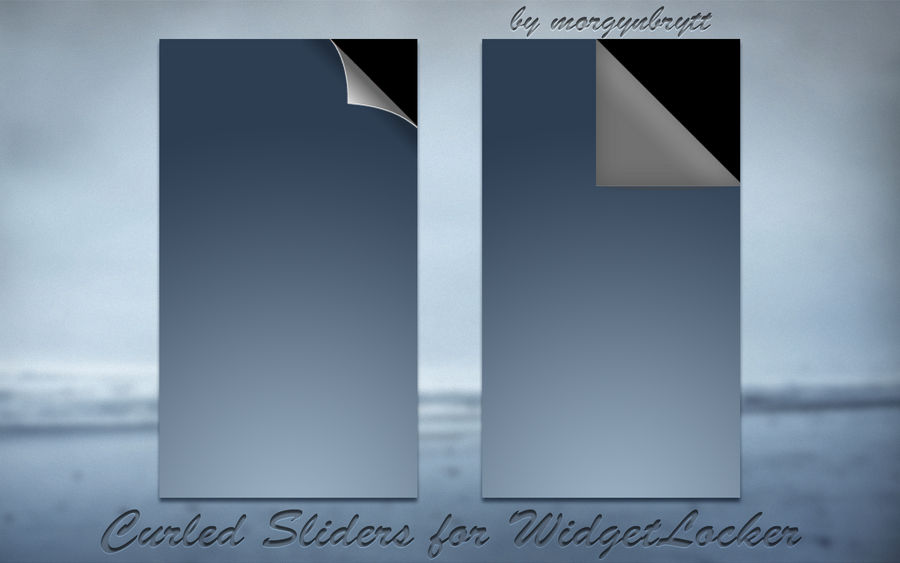 Curled Sliders for WidgetLocker