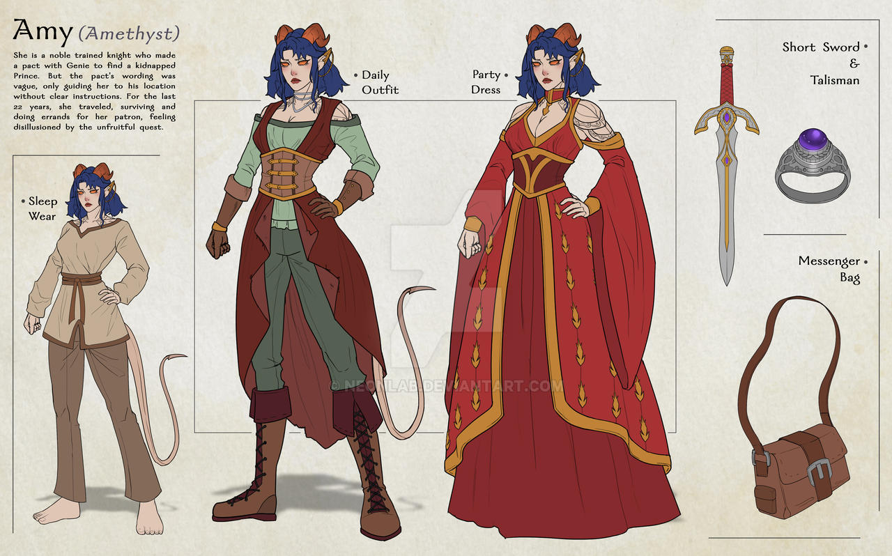 Commission Workz - Character Sheet by NeonLab on DeviantArt
