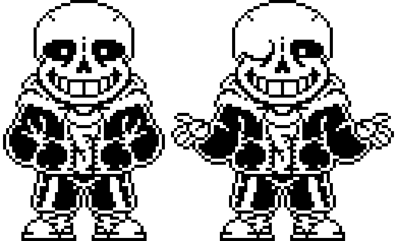 Sans Battle Sprite Extrusion - 3D model by SpringingTraps  (@SpringingTrapss) [a8295da]