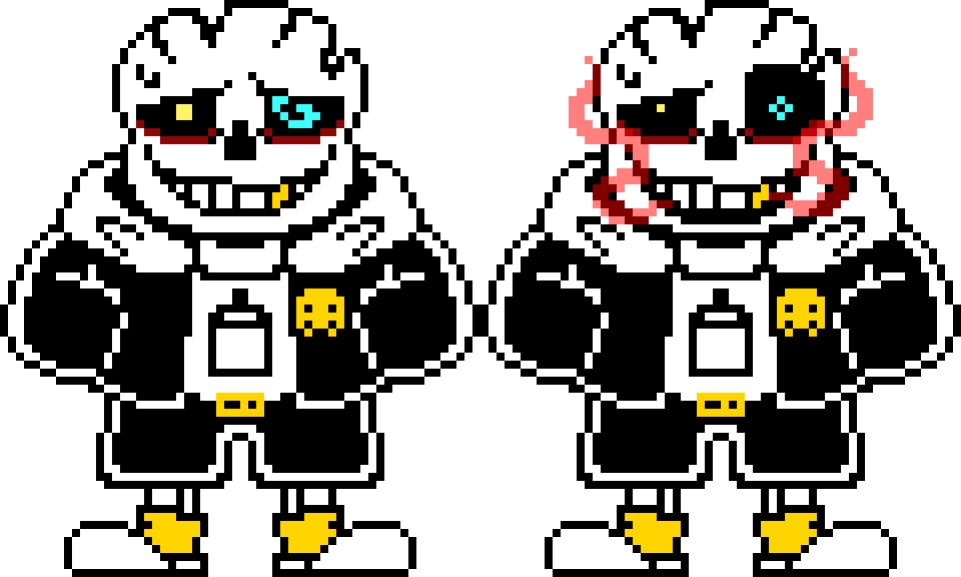 Pixilart - insanity sans sprite by EpicUTfan1234