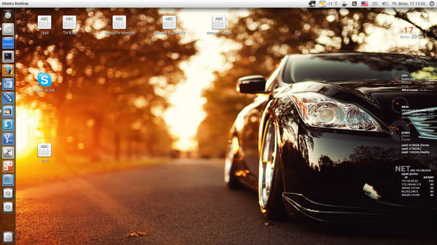 My Ubuntu 11.10 desktop