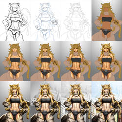 Leone (Akame ga Kill!) - Process