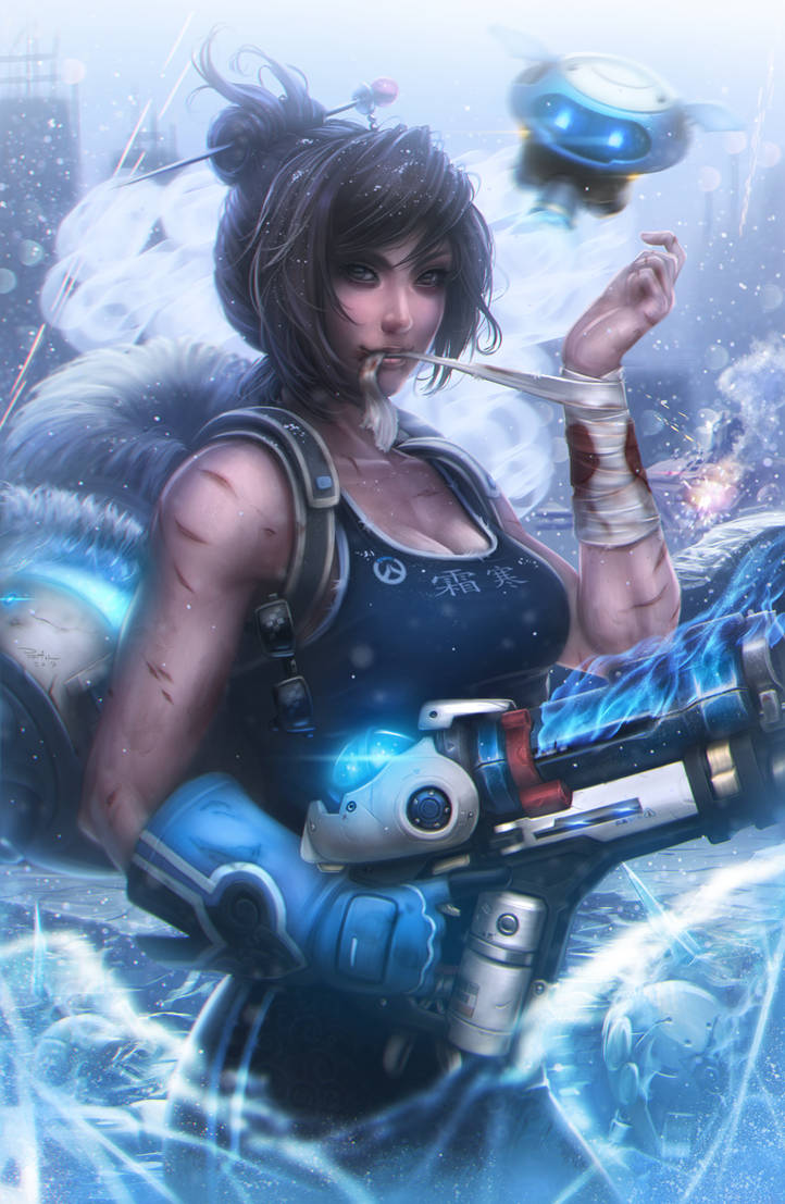 Frostbite (Overwatch) by DigiFlohw