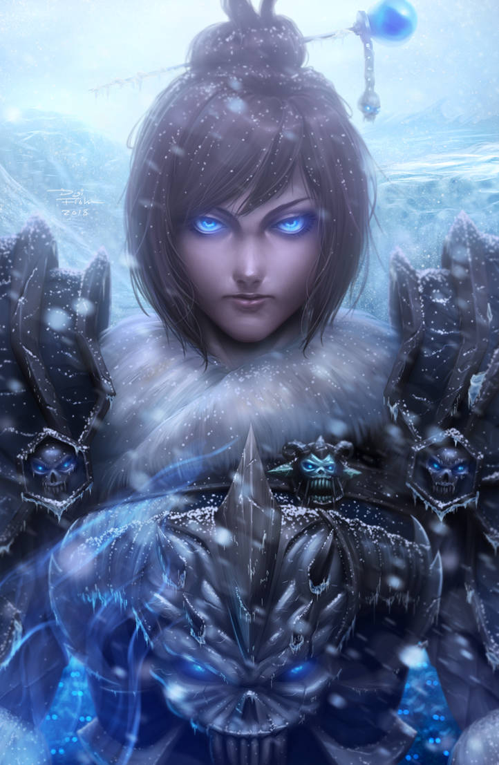 Death Knight Mei by DigiFlohw