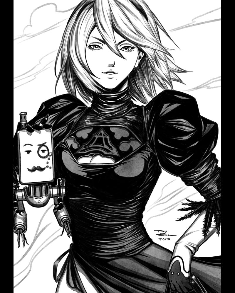 18 - 2B by DigiFlohw on DeviantArt