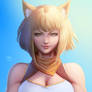 YCG (Yellow Cat Girl) Portrait