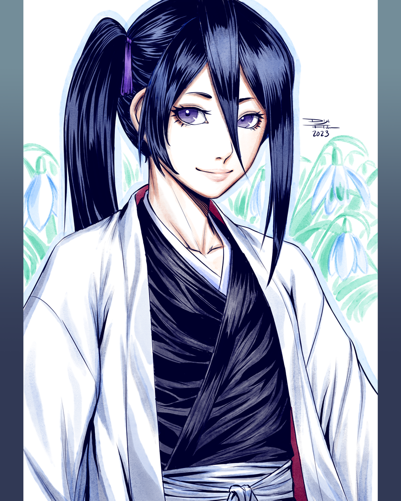 Arttrober 16 - Rukia Kuchiki (Bleach) by DigiFlohw on DeviantArt