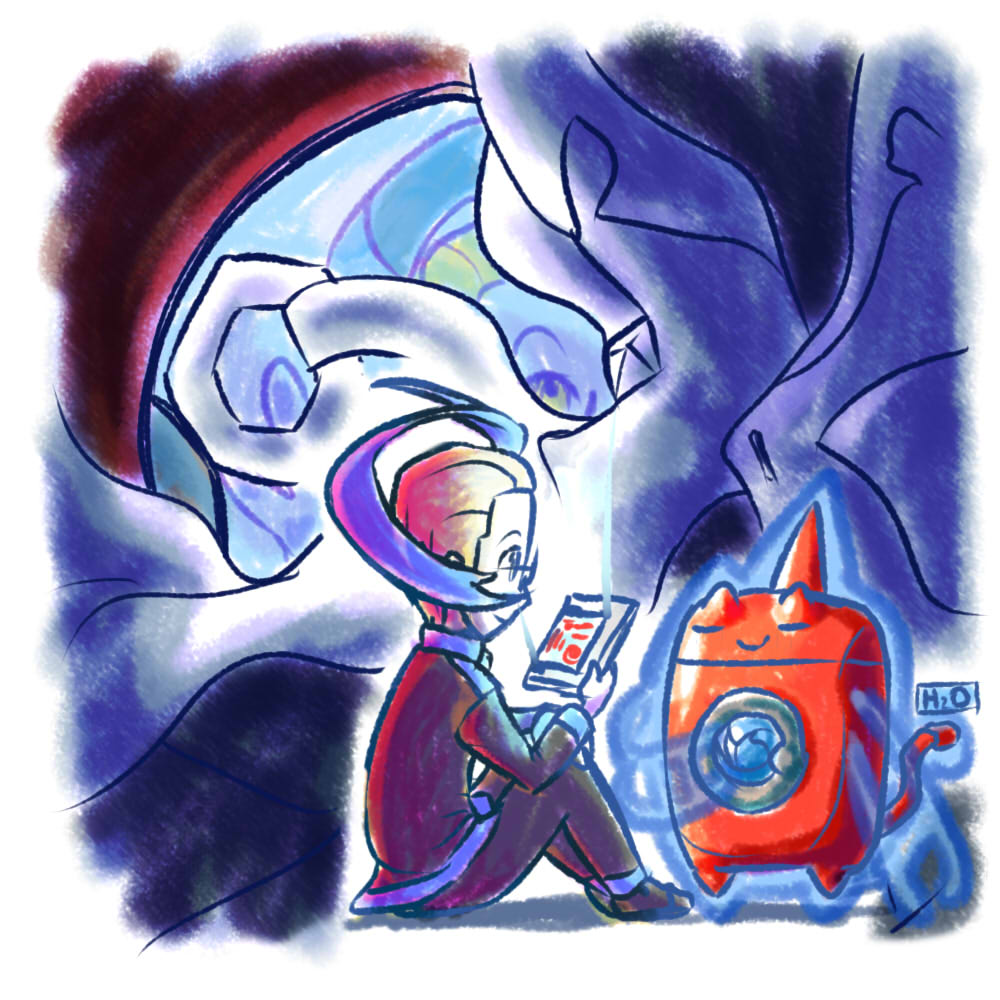 Colress and Rotom 2 - Washing Coat