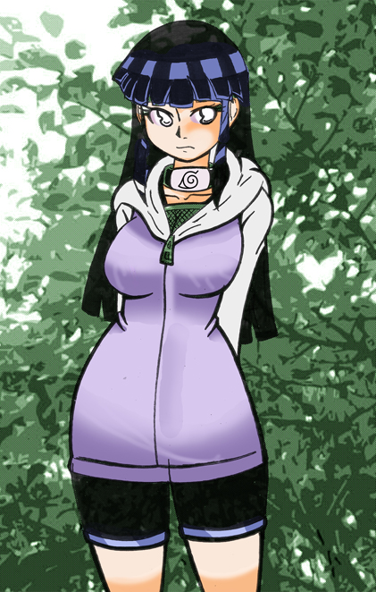 002 Hinata in the woods