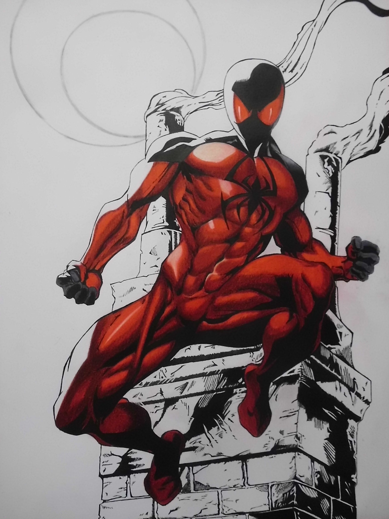 Kaine, Scarlet Spider - Color WIP