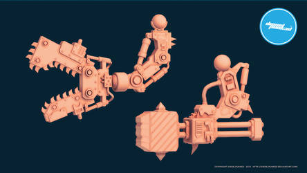 Ork Killa Kan (custom) V1 demolisher (Weapons)