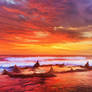 Evening flame