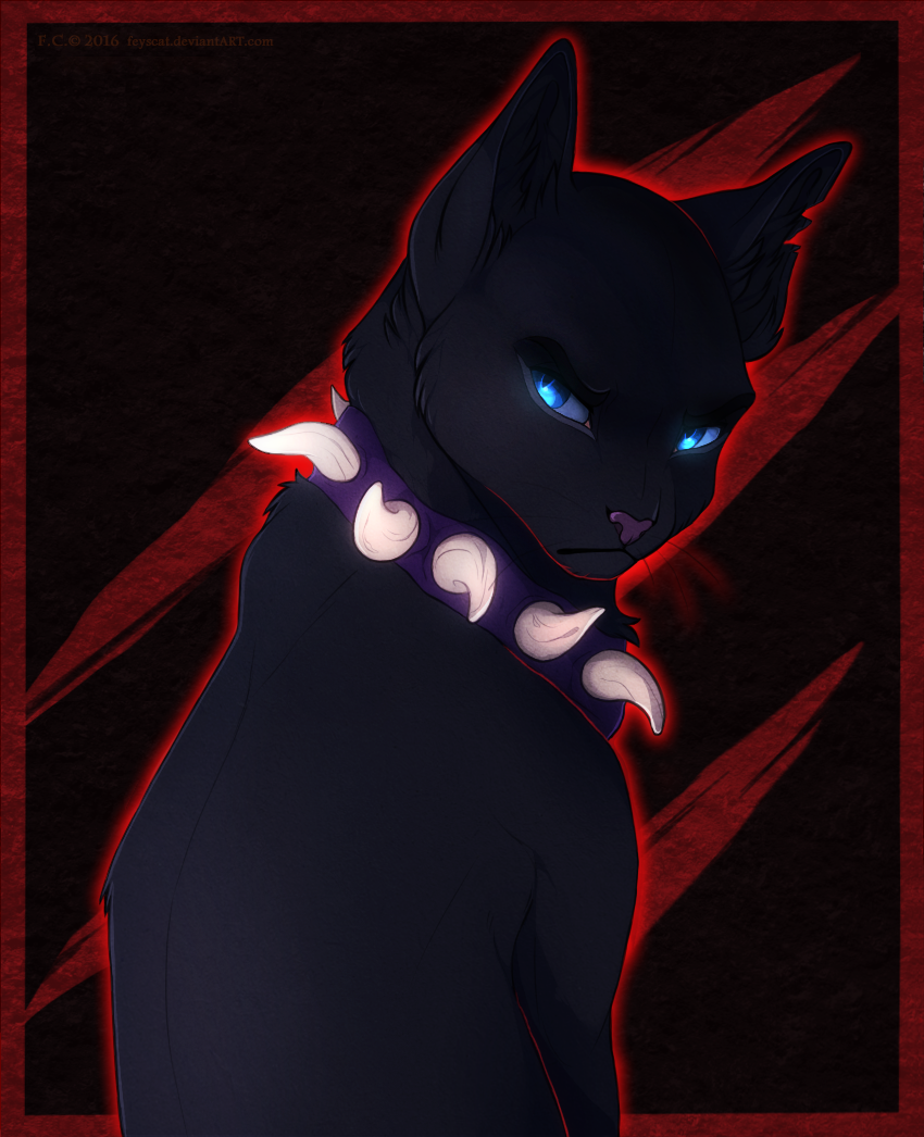 Scourge Warrior Cat | Postcard