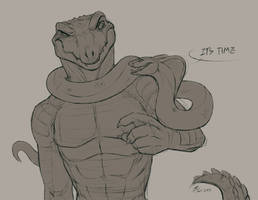 Croco and Snake sketch