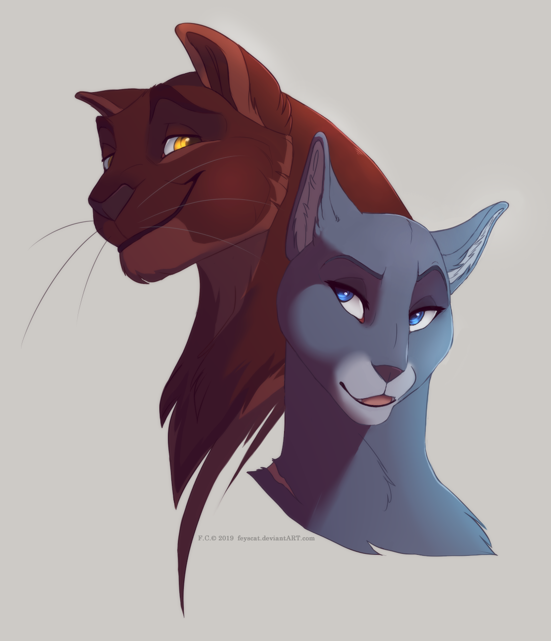 Warrior Cats Oakheart And Bluestar By FeysCat On DeviantArt warrior-cats-oakheart-and-bluestar-by-feyscat-on-deviantart