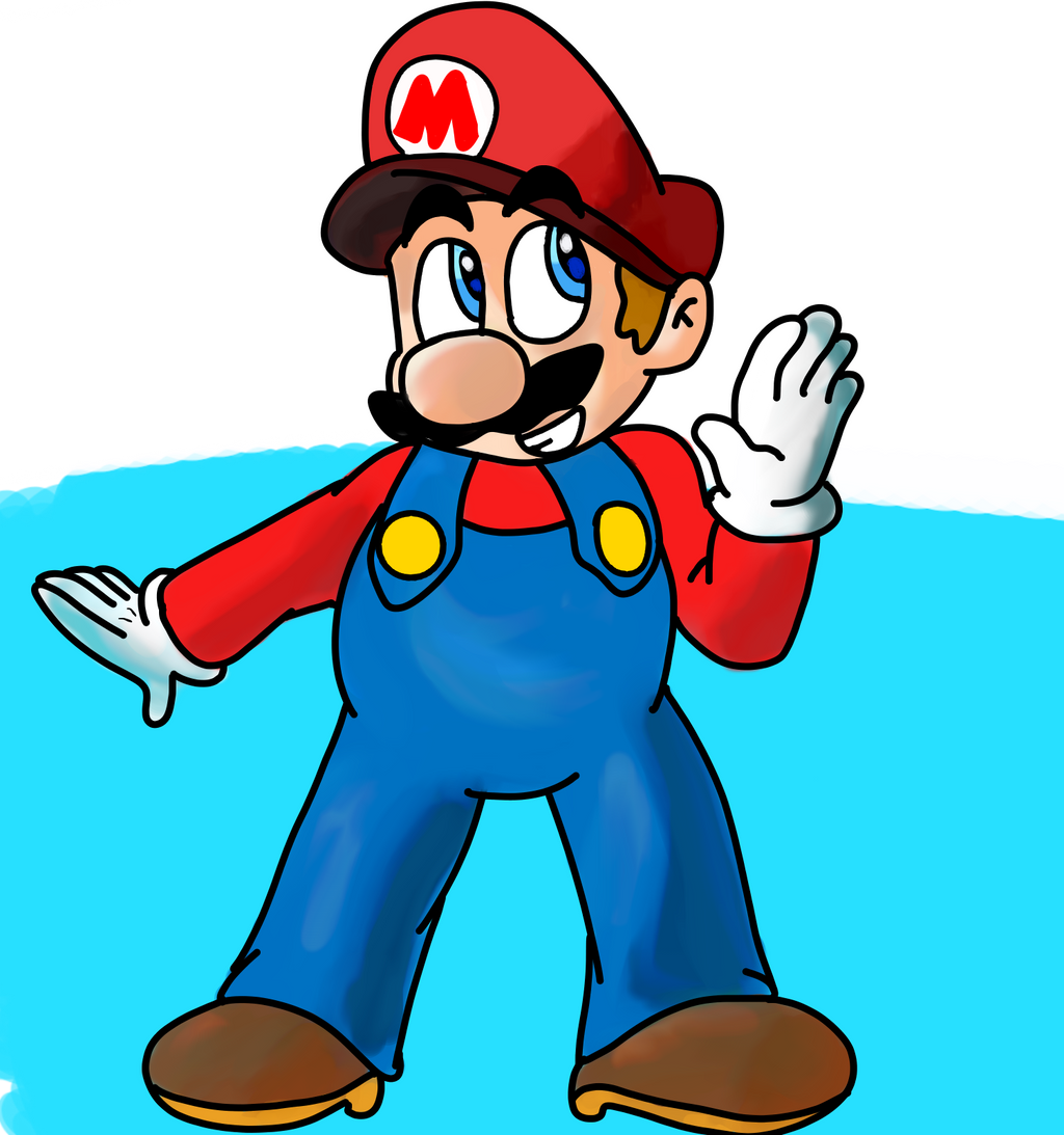 Mario Hinking Mario by the-slinky-kid on DeviantArt