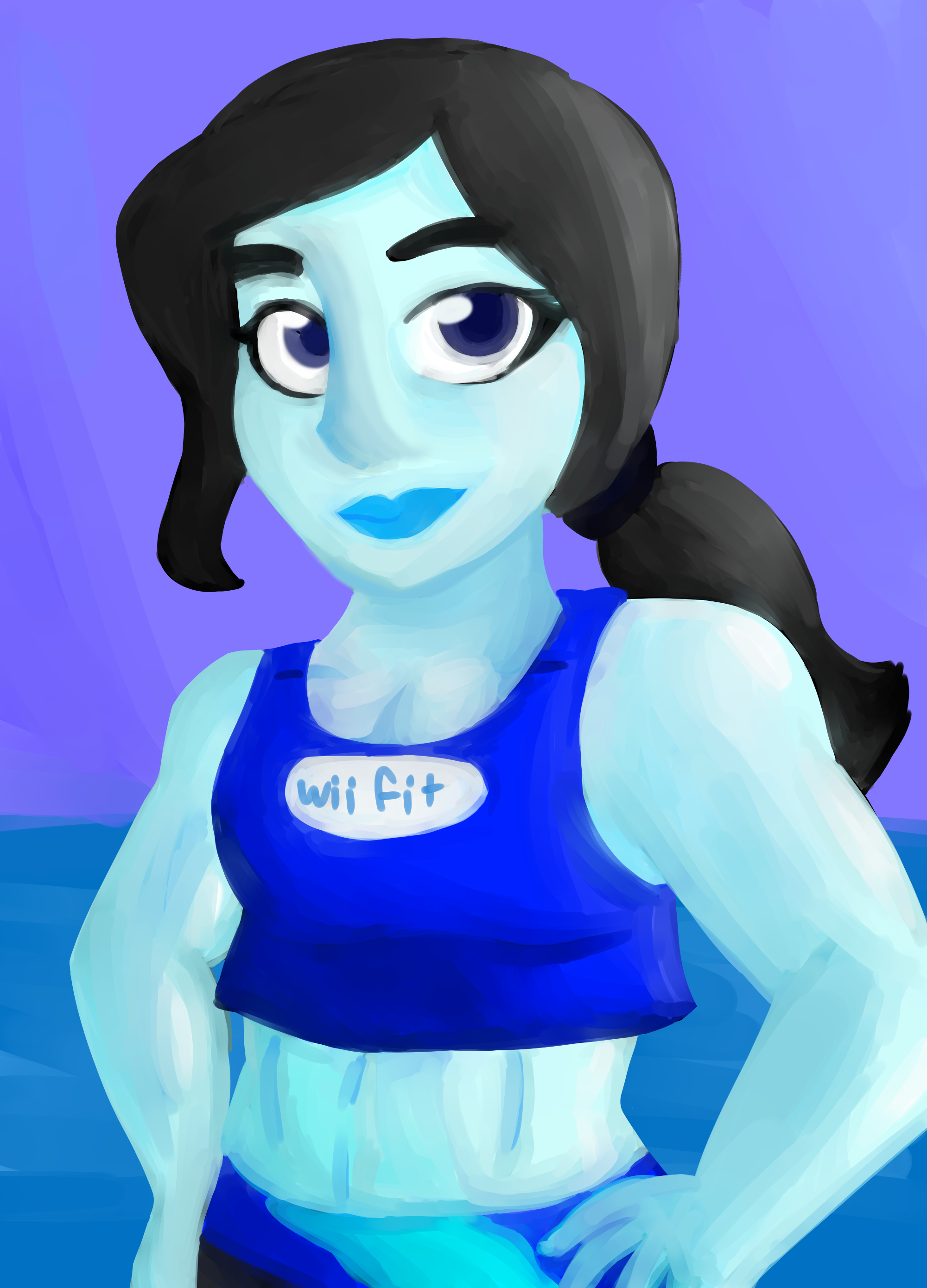 Wii Fit Trainer Painting