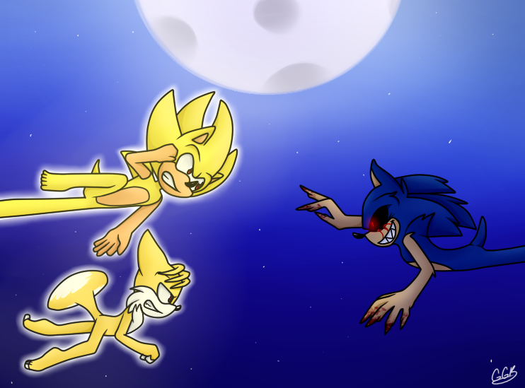 Super Tails vs. Super Chaos Shadow by Nictrain123 on DeviantArt