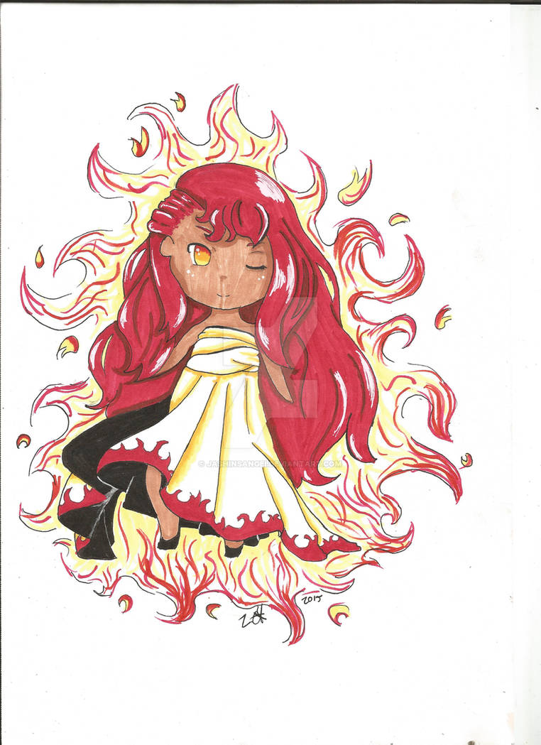Chibi Fire Object New date:Auction: Fire element chibi adoptable by JashinsAngeI on ...