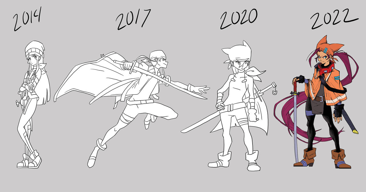 Deviantart Alex B Alex Over the Years by JoshDoubleA on DeviantArt