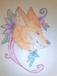 Fennec fox pen drawing