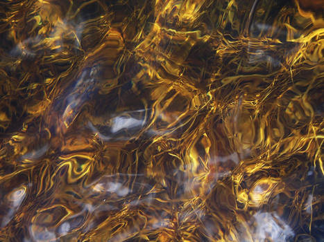 Golden Water Texture