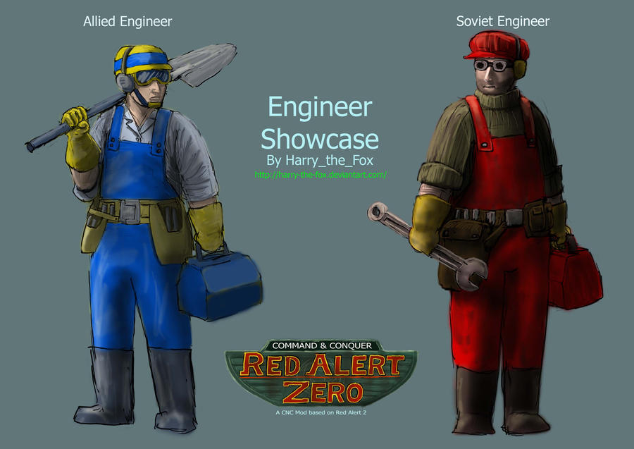 Red Alert Engineers RA2 mod- Engineers by Harry-the-Fox on DeviantArt