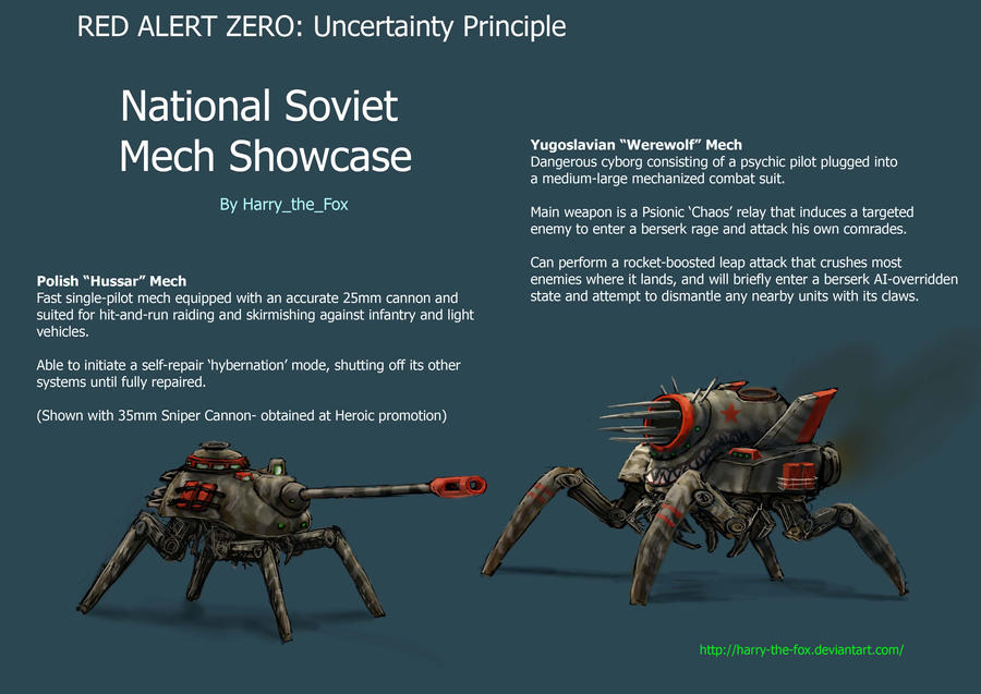 Red Alert Mech RAZ- Soviet Mech Showcase by Harry-the-Fox on DeviantArt