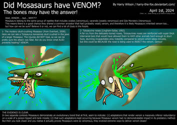 Mosasaur VENOM theory- ANSWERED