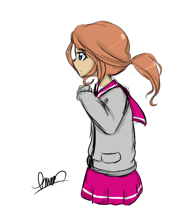 Anime Girl Sketch Colored By Lilimani8 On DeviantArt anime-girl-sketch-colored-by-lilimani8-on-deviantart