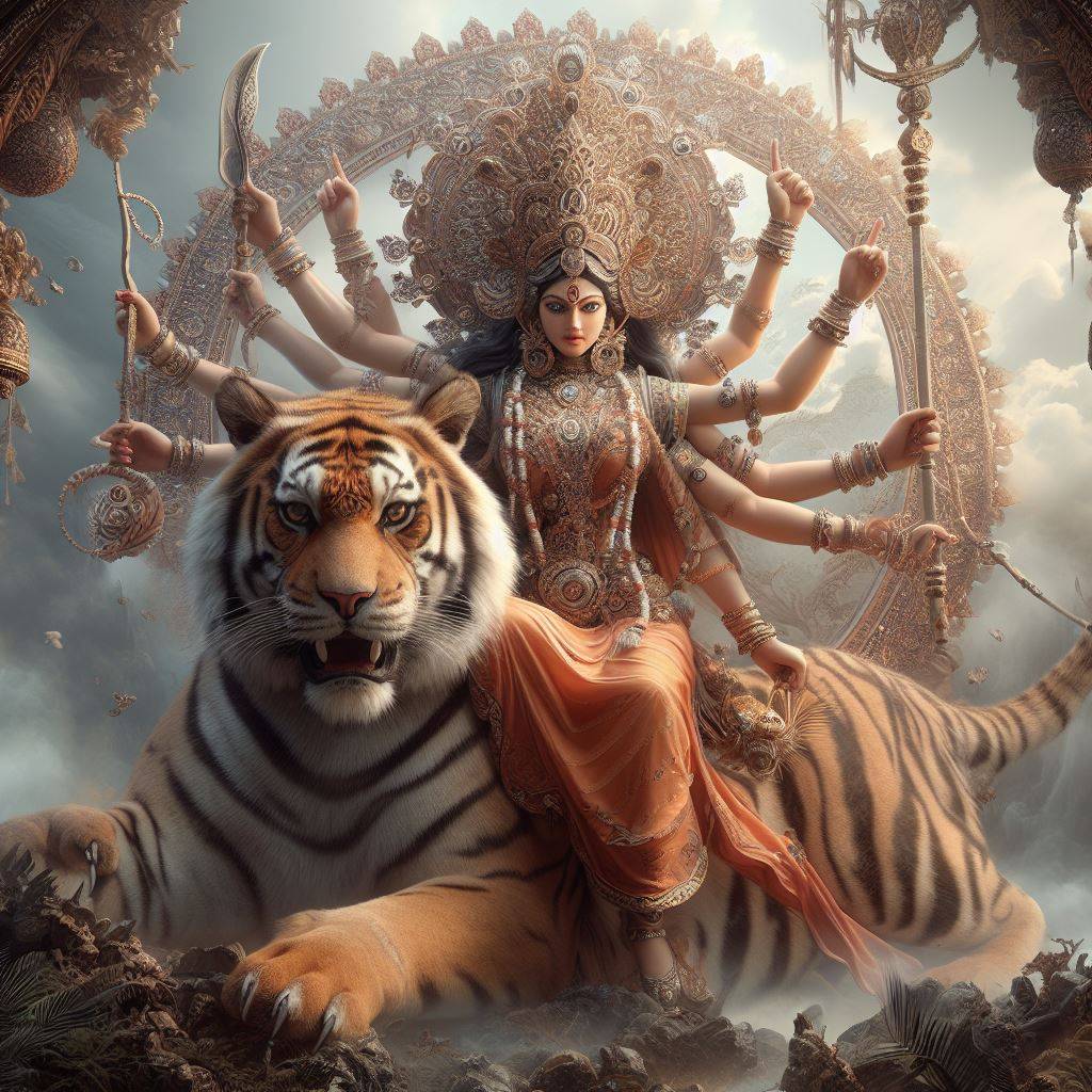 Shri Durga Devi by heristal on DeviantArt