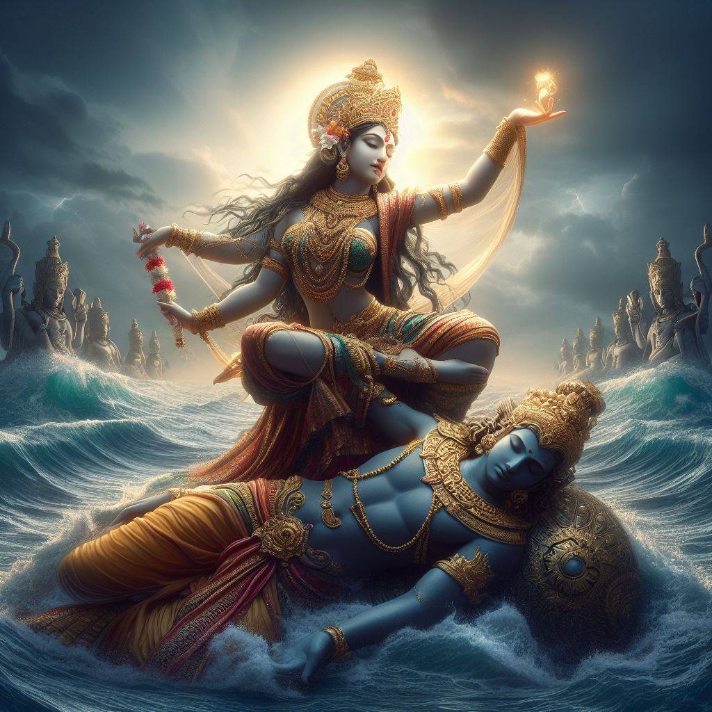 Vishnu Ranmal The Great Dream of Vishnu by heristal on DeviantArt