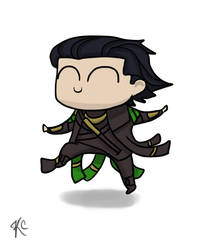 Chibi Dancing Loki