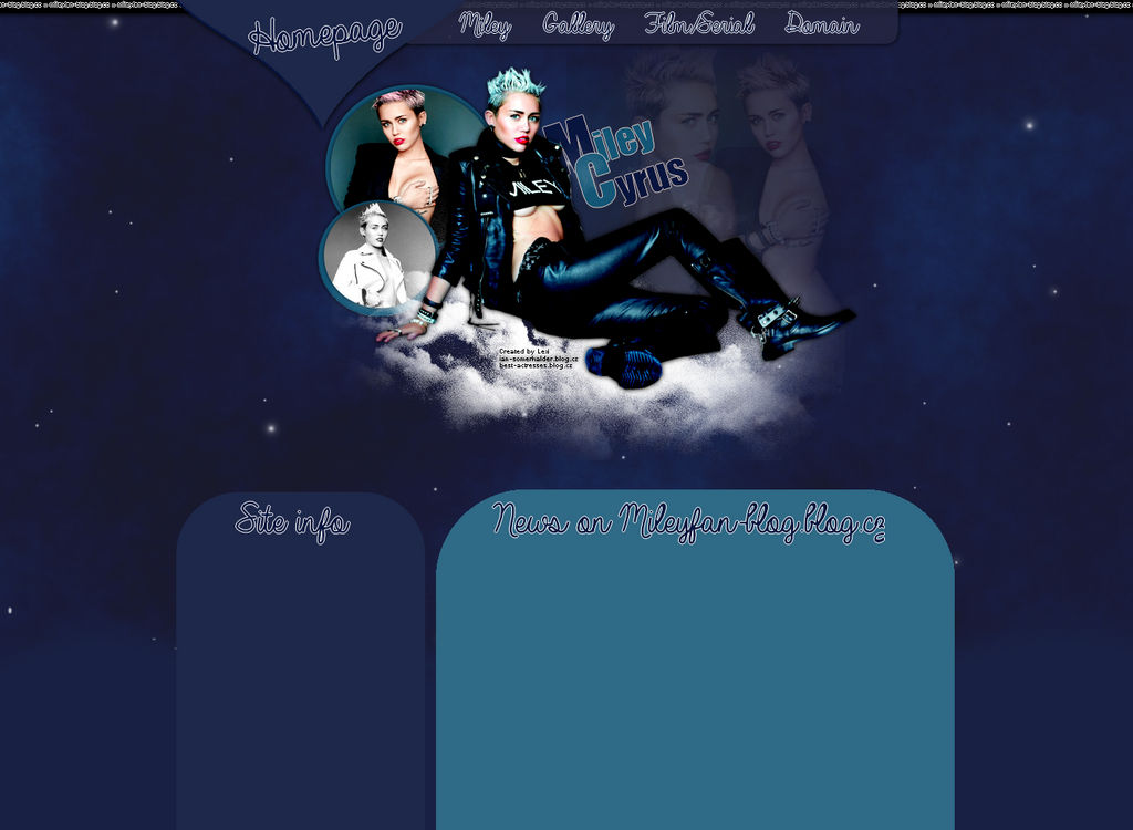 Miley Cyrus Layout