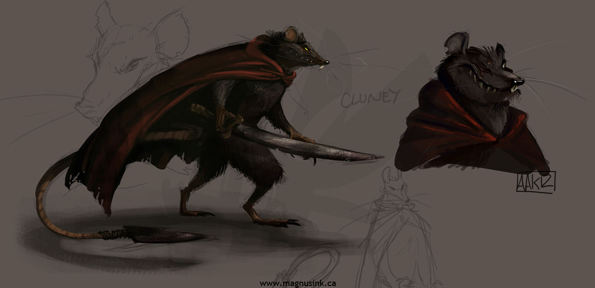 Redwall Rats Cluny the Scourge by weremagnus on DeviantArt