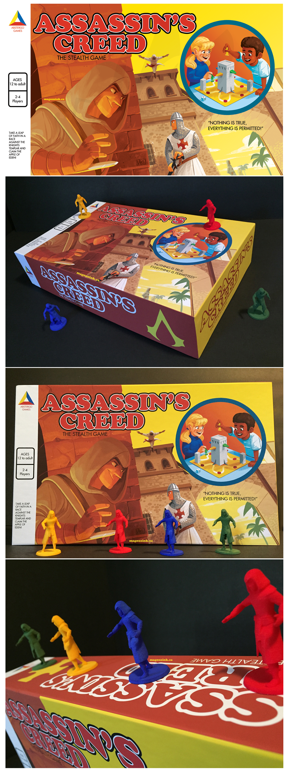 Assassin's Creed mock boardgame